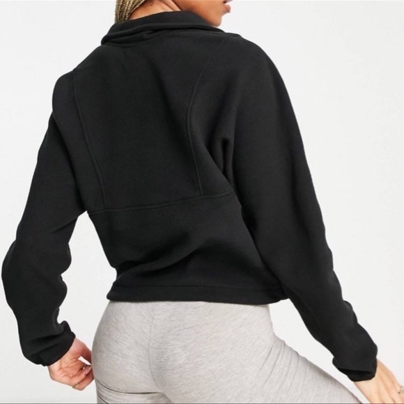 (NWT) The North Face Women’s TKA 1/4 Zip Fleece in Black, Medium - Picture 2 of 11